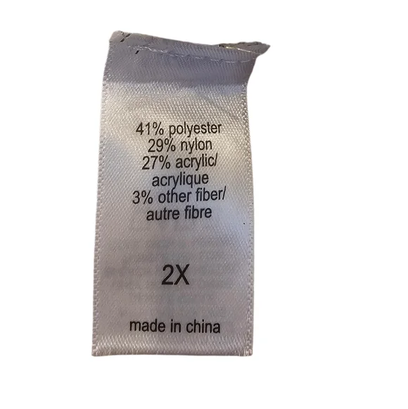 Maurices Fuzzy Knit Cardigan Sweater 2X Beige Cream Soft Cozy Open Front - Picture 5 of 5